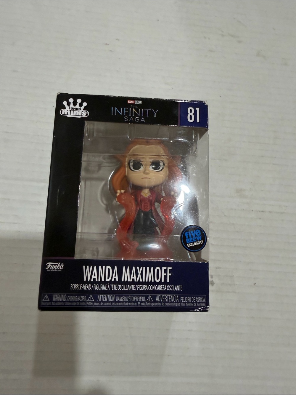Funko Minis Wanda Maximoff #81 Marvel Infinity Saga Five Below Exclusive NIB